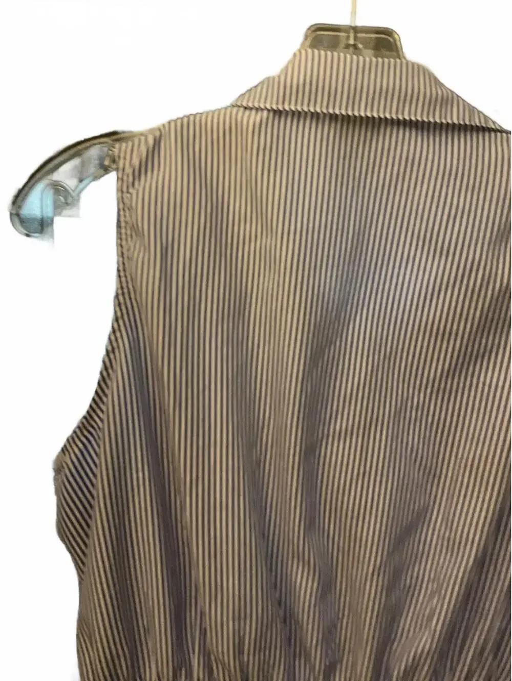Millennium Blue and White Beachy Coastal  Shirt Dress with Herons  Size XL - Picture 7 of 9